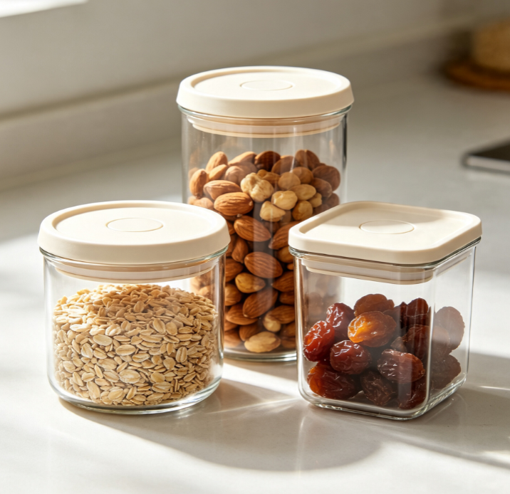 Airtight Glass Food Storage Container Set